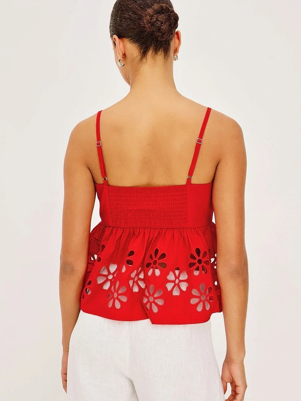 Rails Meru Top Cutout Floral Cami Red XS NWT - Picture 5 of 8